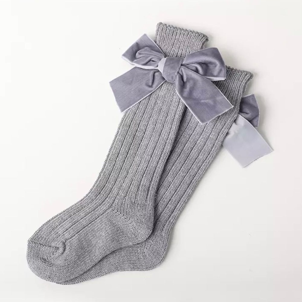 β¨SOLDβ¨Baby Girl Knee High Socks With Bow π - Picture 6 of 6